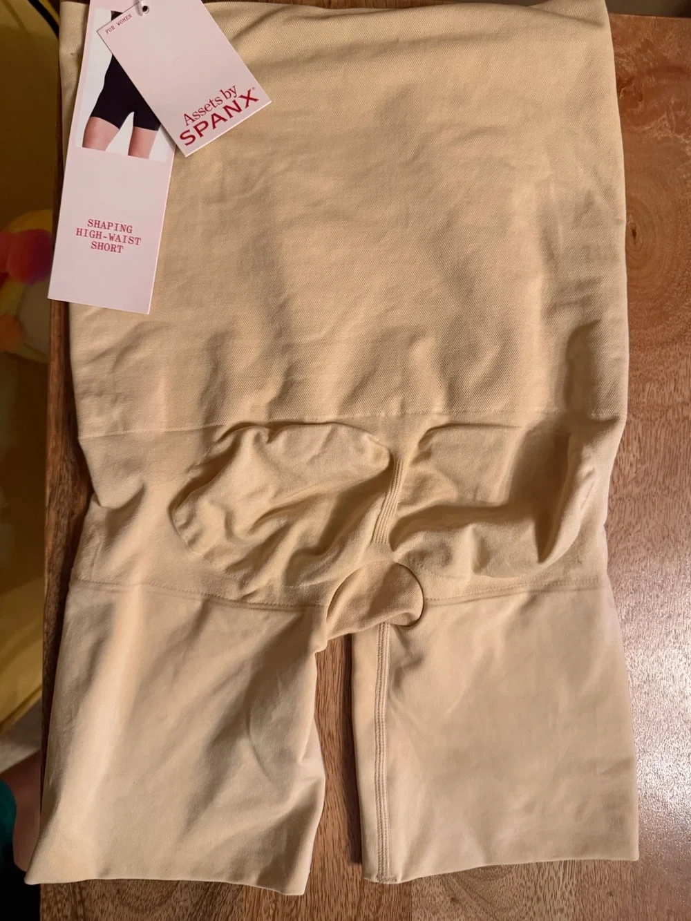 Assets by Spanx High-Waist Shaping Short - Cream